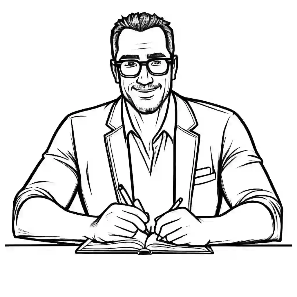 Stepfather coloring pages
